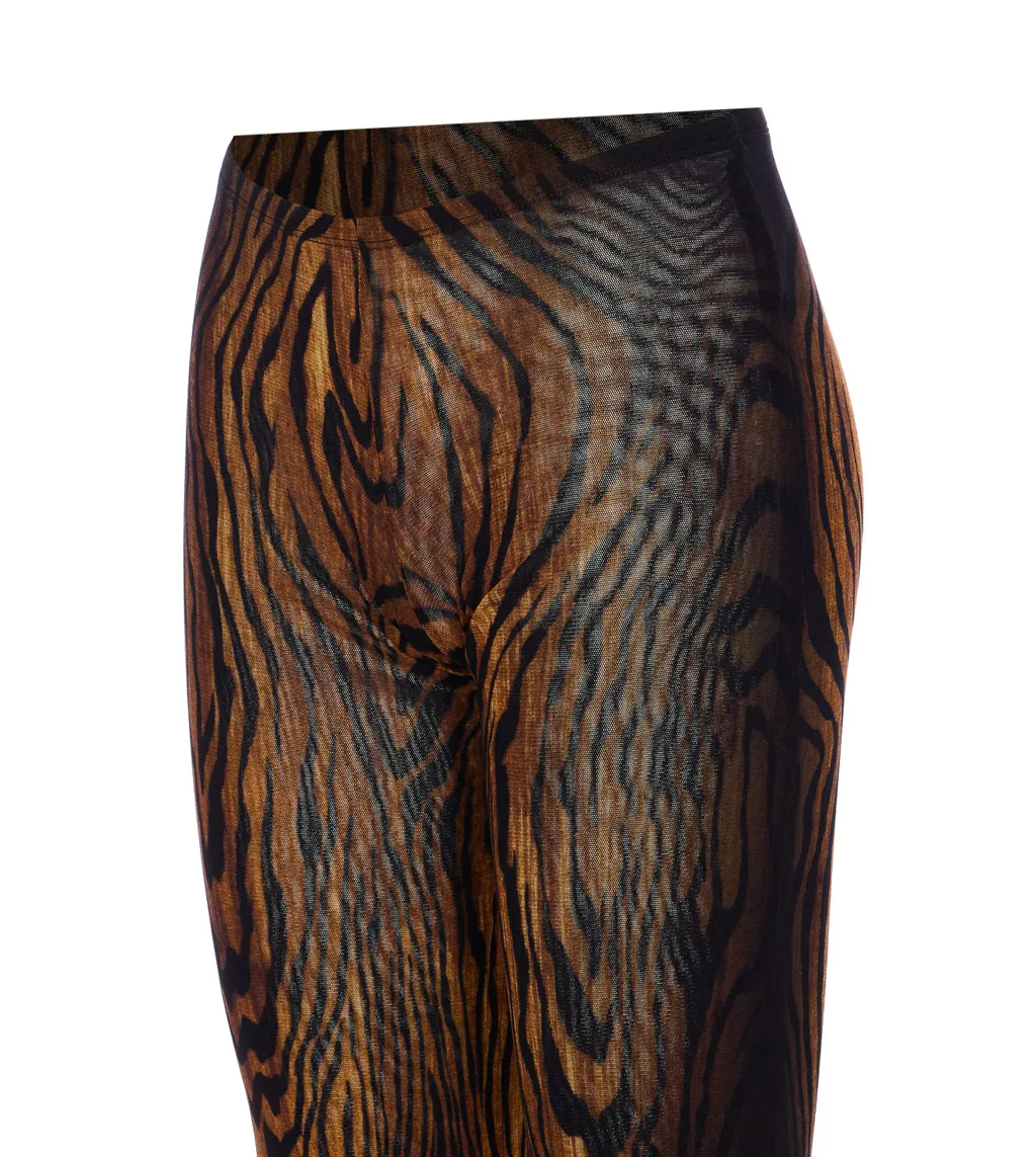 Wood-Printed Trousers
