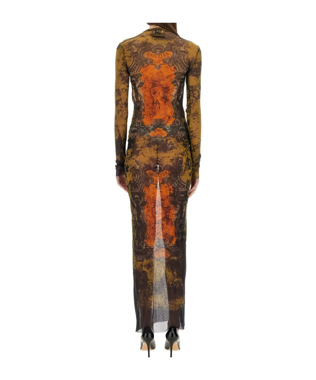 Printed Long Dress