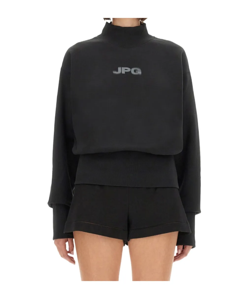 Logo Printed High-Neck Sweatshirt