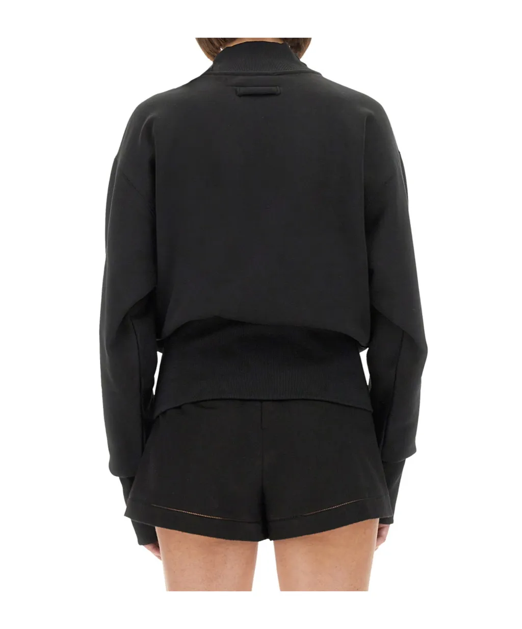 Logo Printed High-Neck Sweatshirt