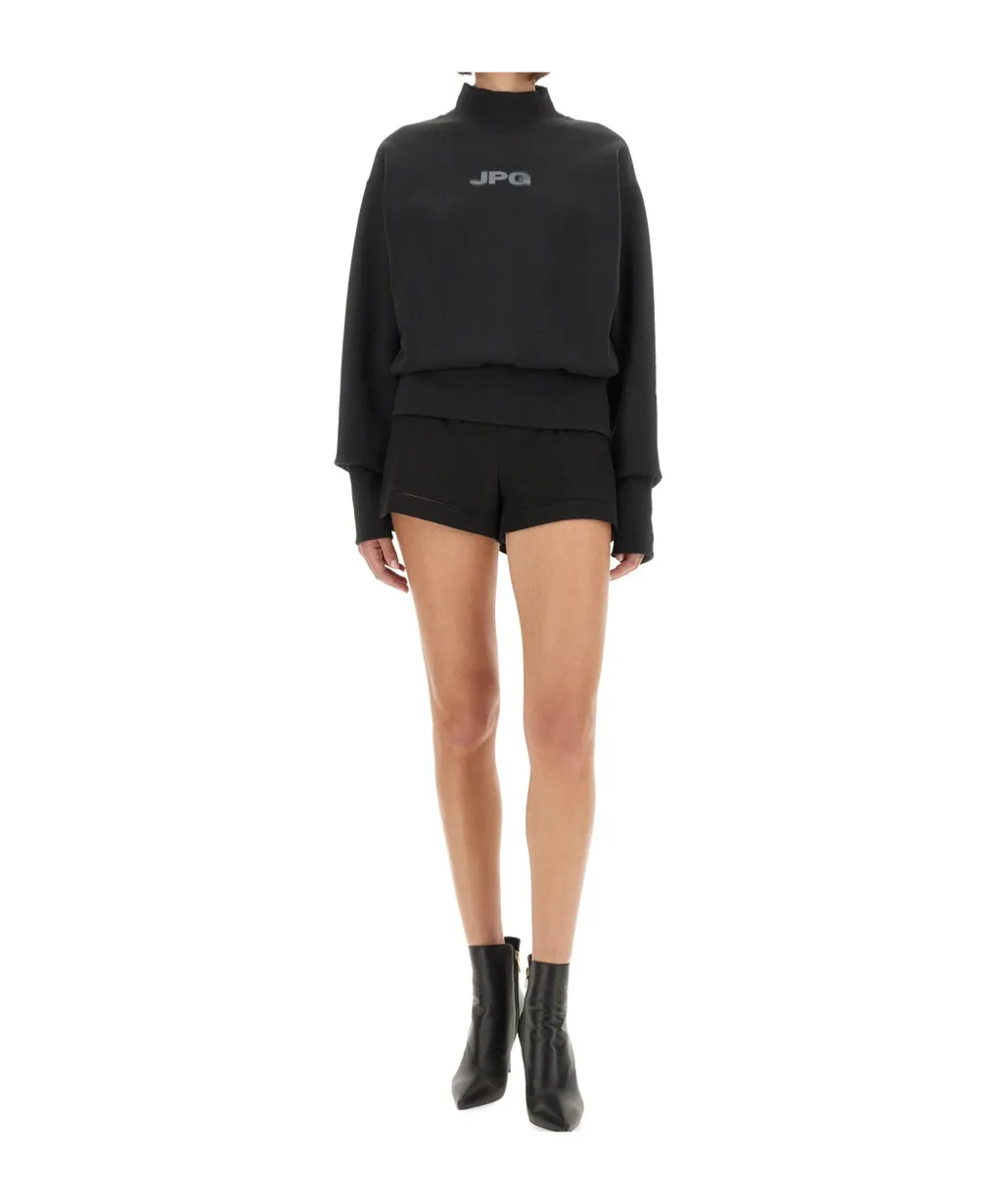 Logo Printed High-Neck Sweatshirt