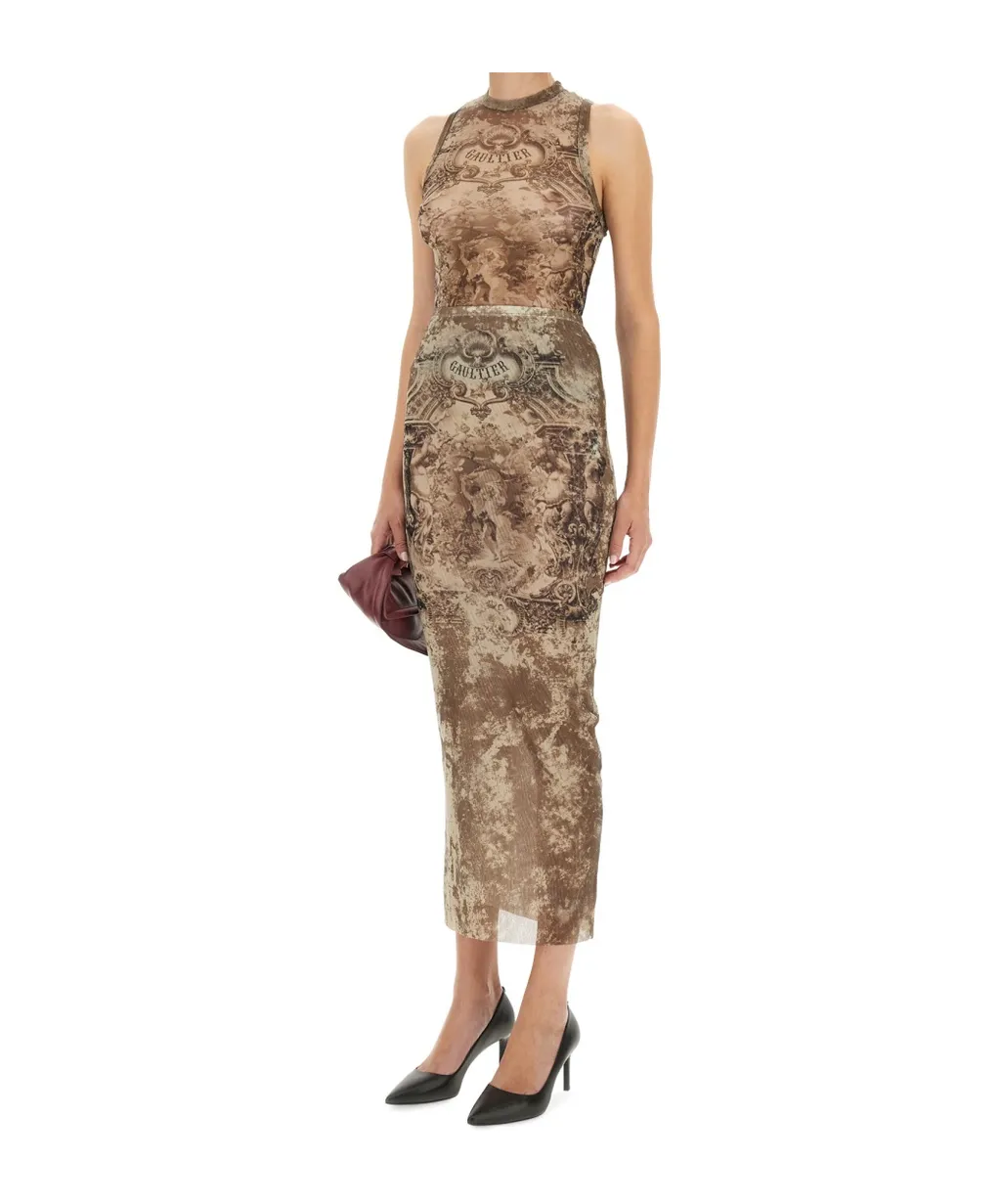 Logo Printed Skirt