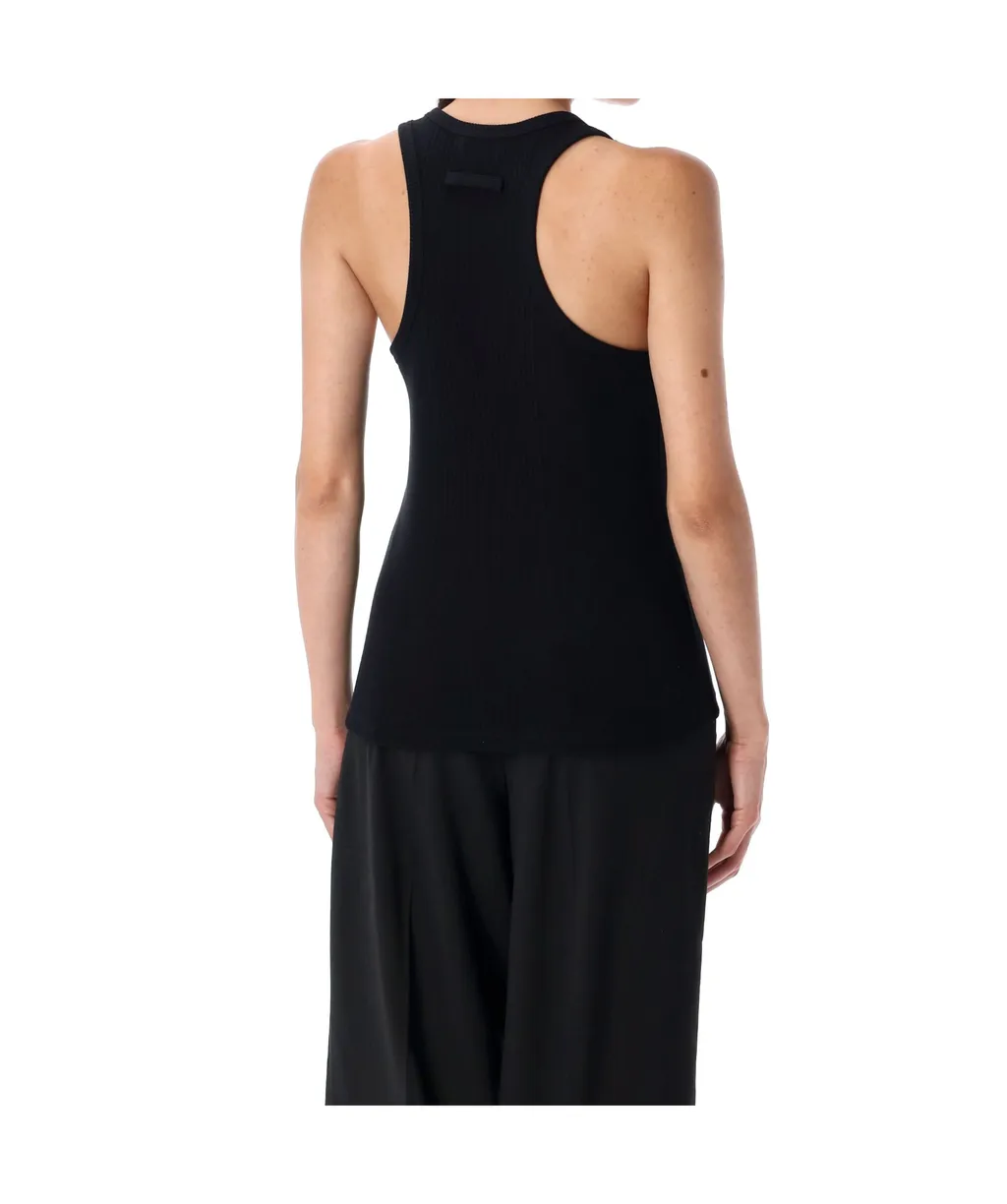 Ribbed Racerback Tank Top