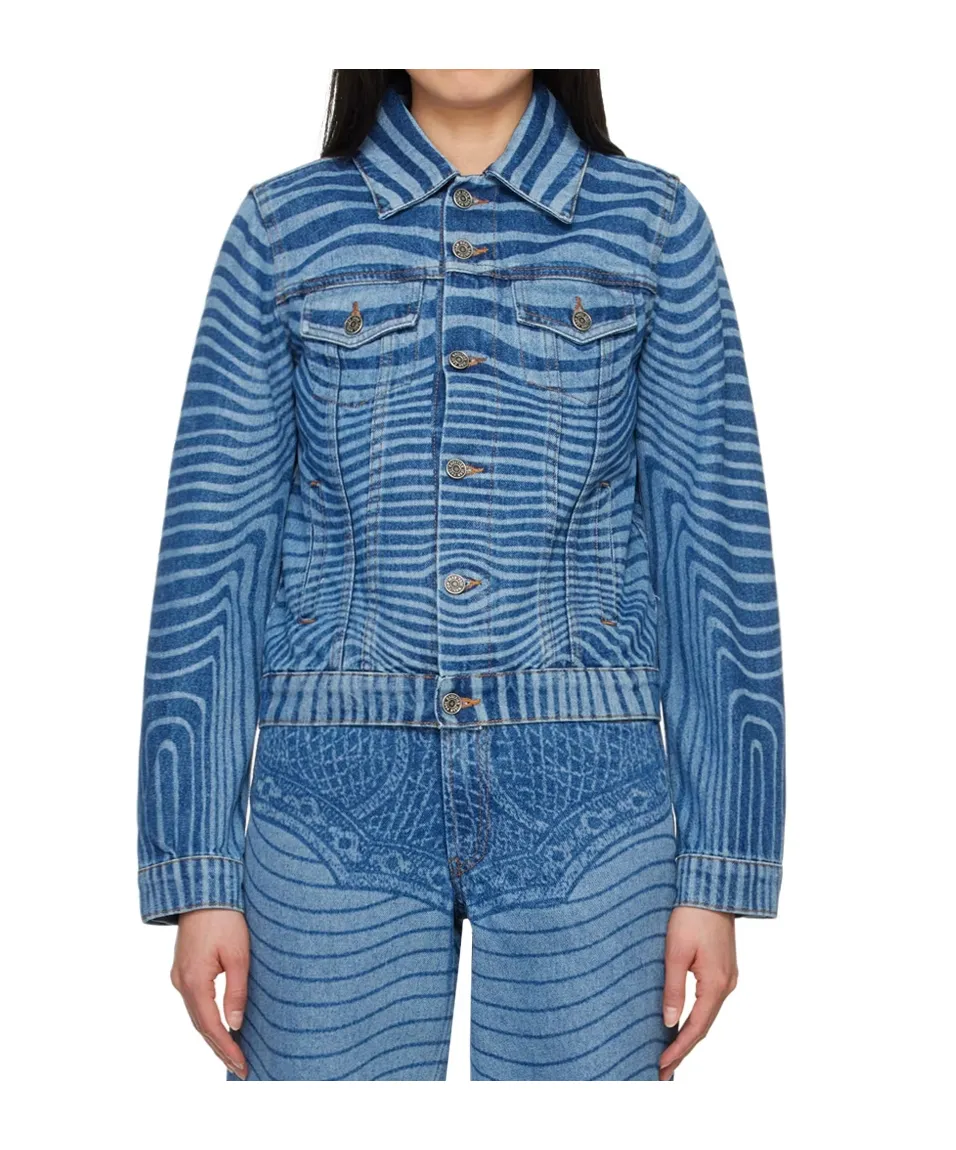 Printed Denim Jacket