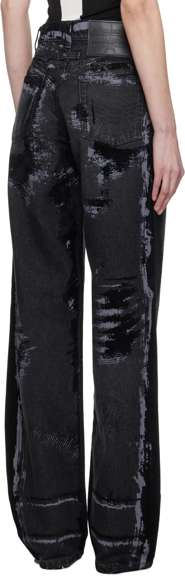Flocked Jeans