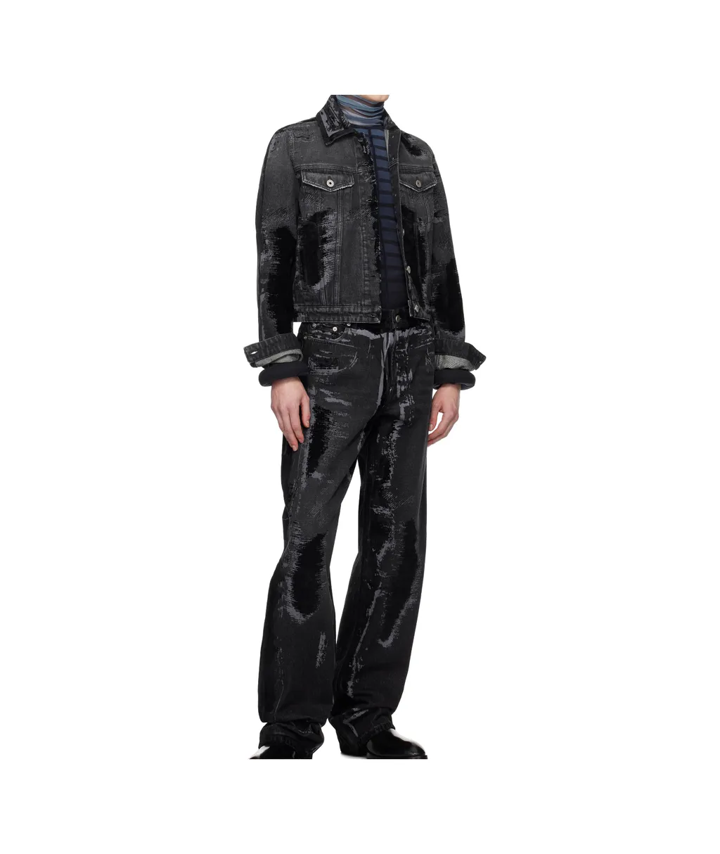Flocked Jeans