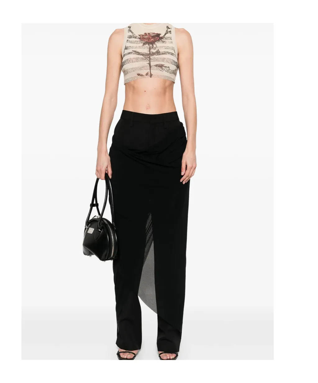 Layered Draped Trousers