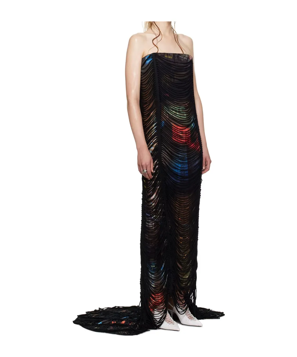 Olive Strapless Gown
