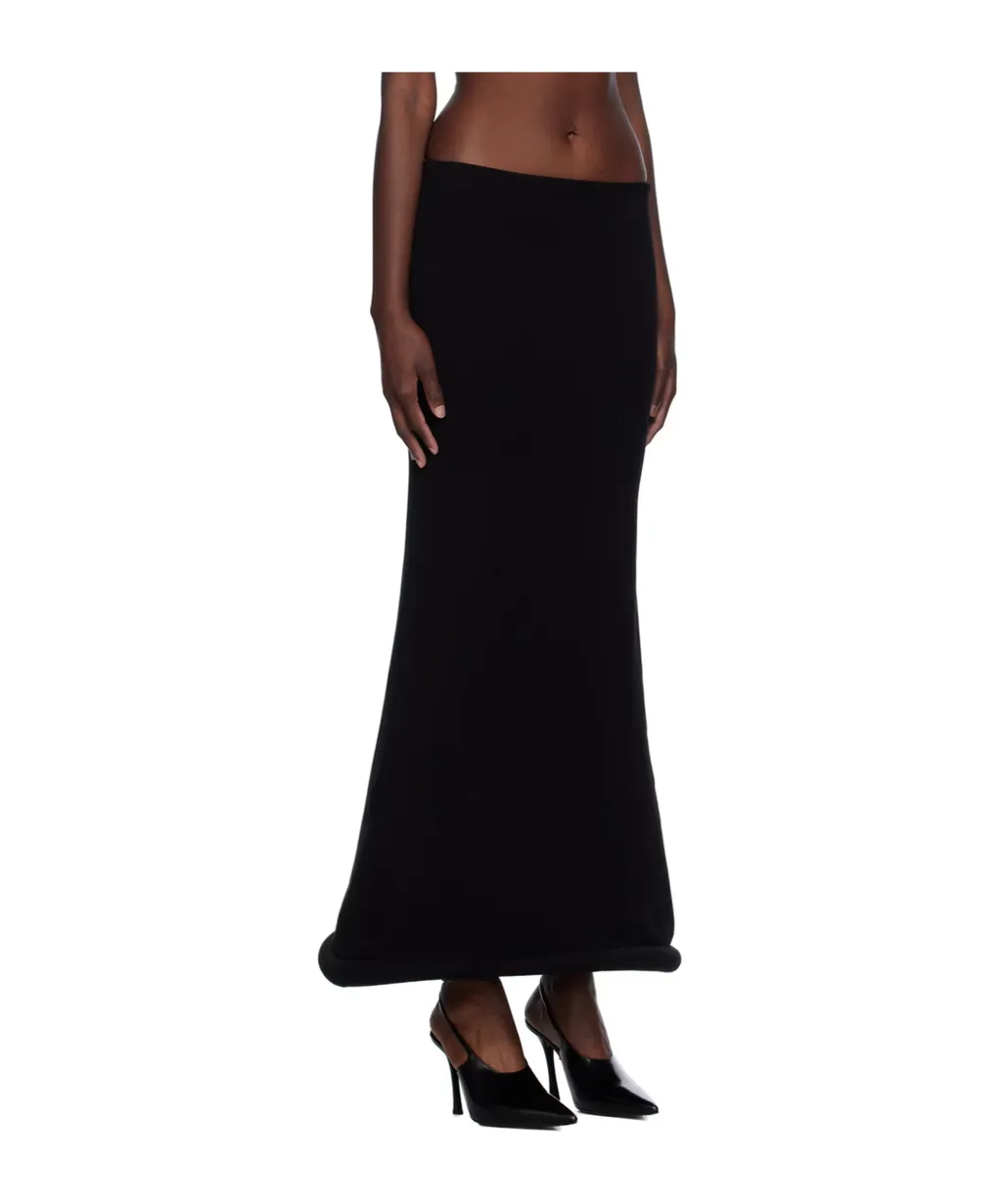 3D Knitted Maxi Skirt