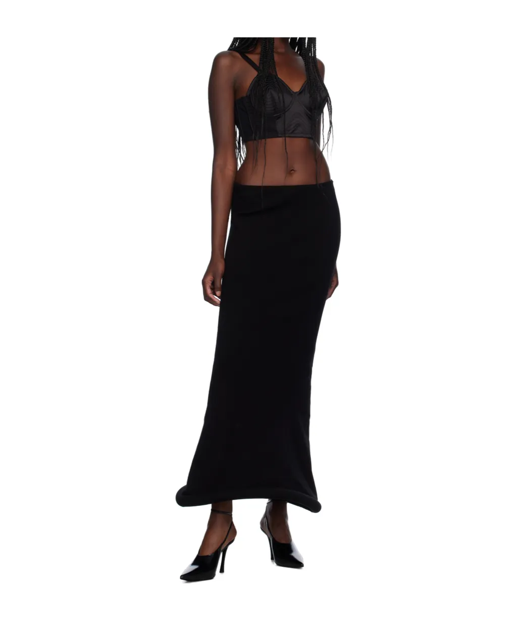 3D Knitted Maxi Skirt