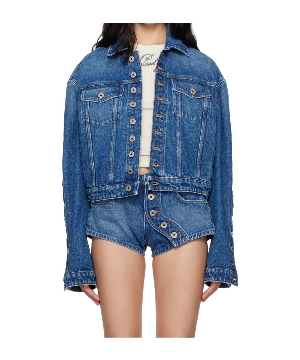 The Buttoned Denim Jacket