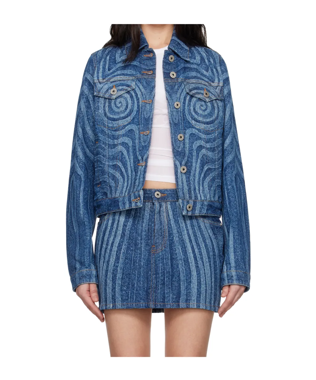 Printed Denim Jacket