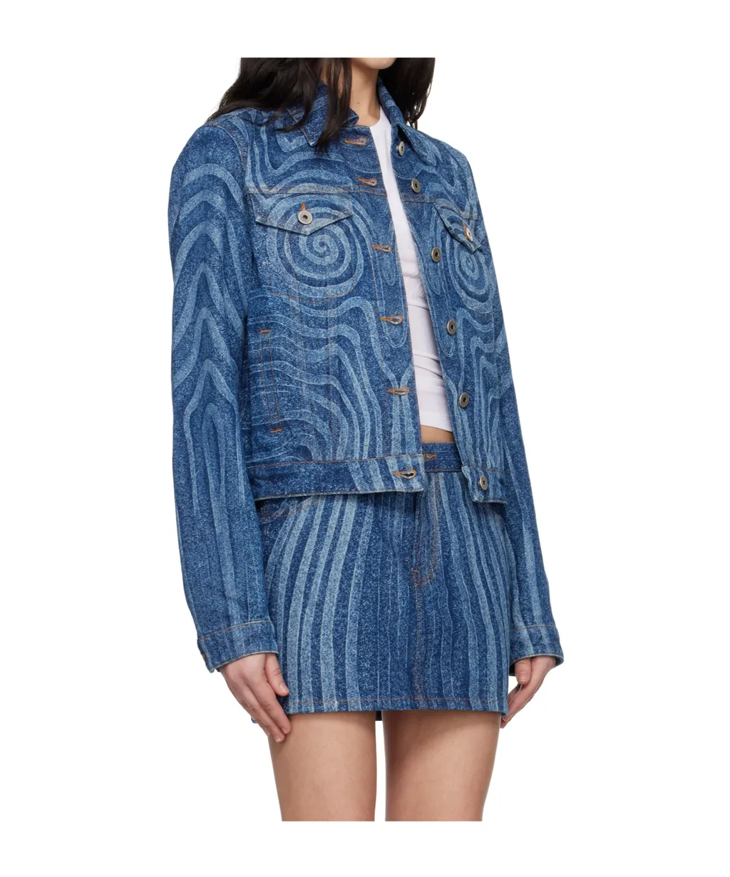 Printed Denim Jacket