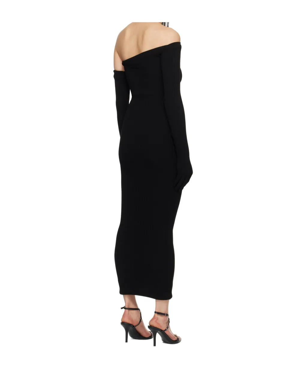 Asymmetric Neckline Dress