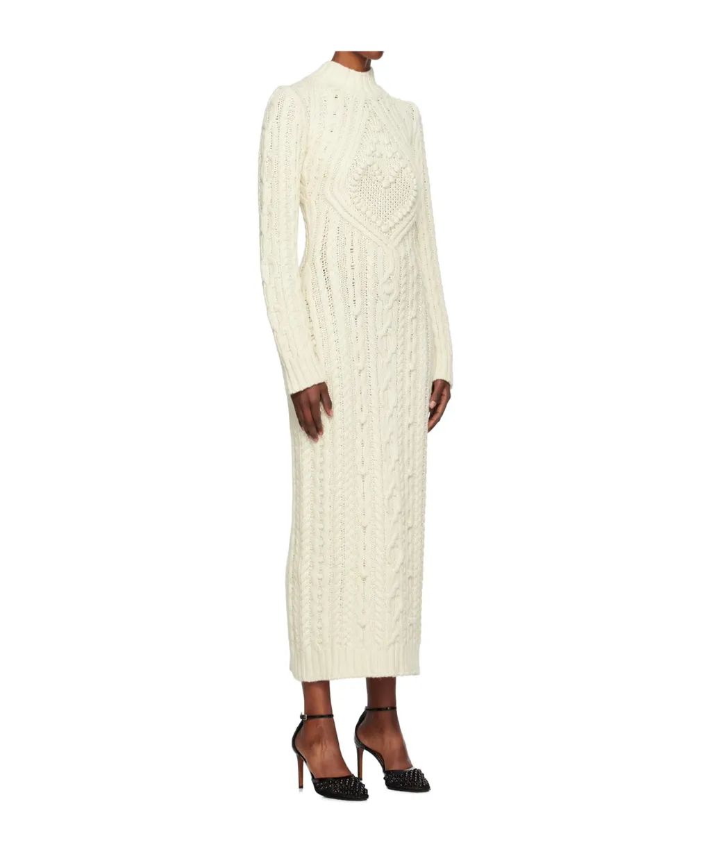 Knitted Long-Sleeved Dress