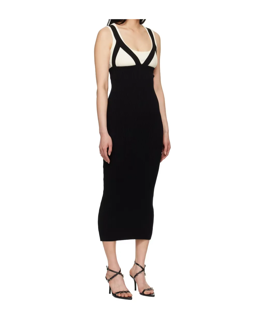 Ribbed Knit Sleeveless Dress