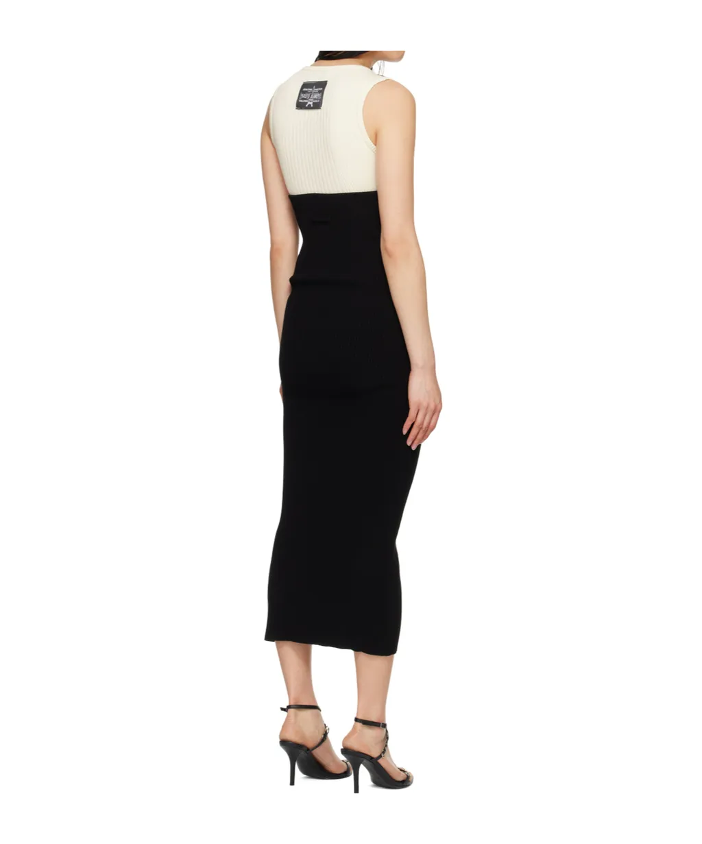 Ribbed Knit Sleeveless Dress