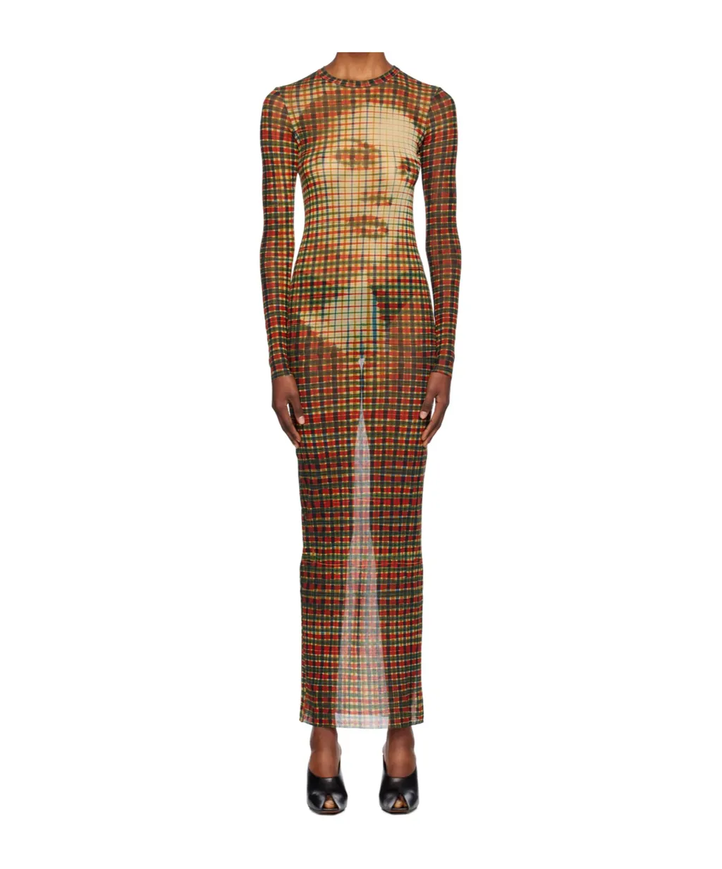 Check Pattern Dress