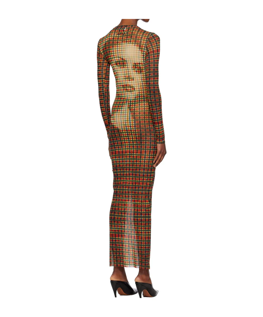 Check Pattern Dress