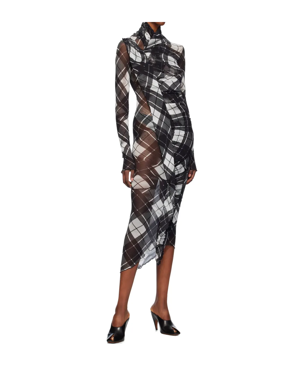 Check Pattern Dress