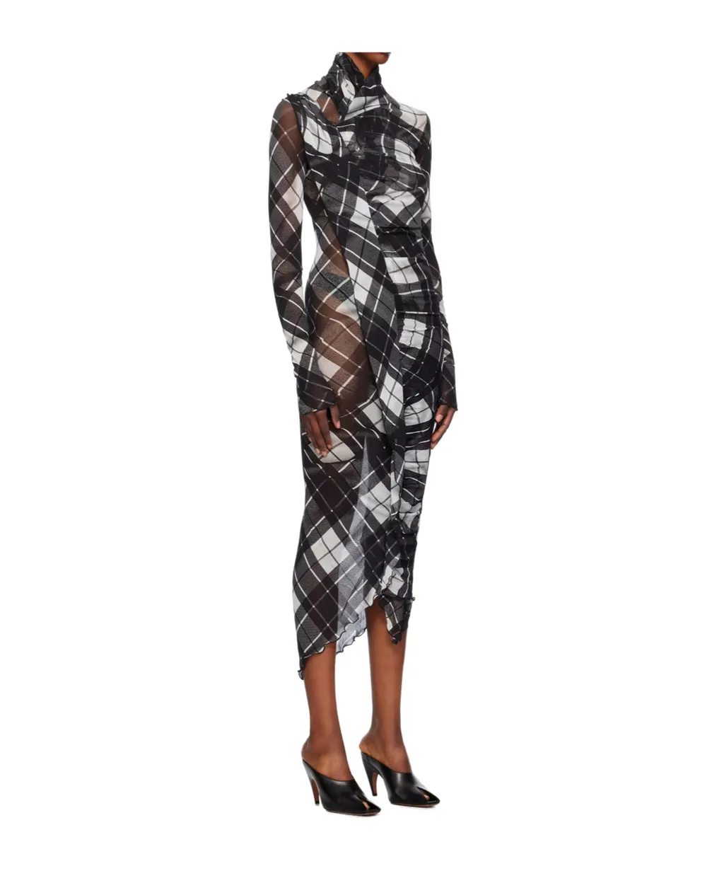 Check Pattern Dress