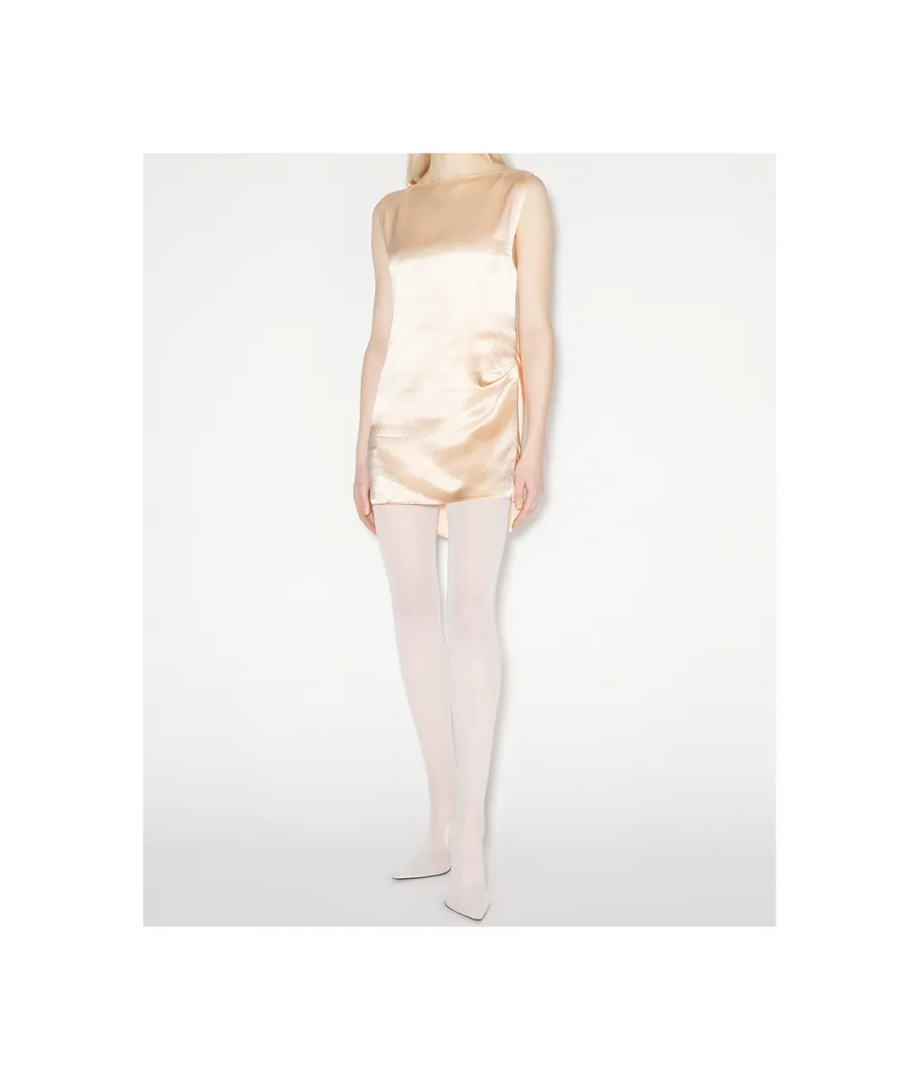 Cowl-Effect Mini Dress