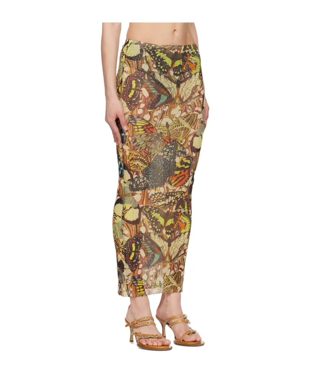 Graphic Print Skirt