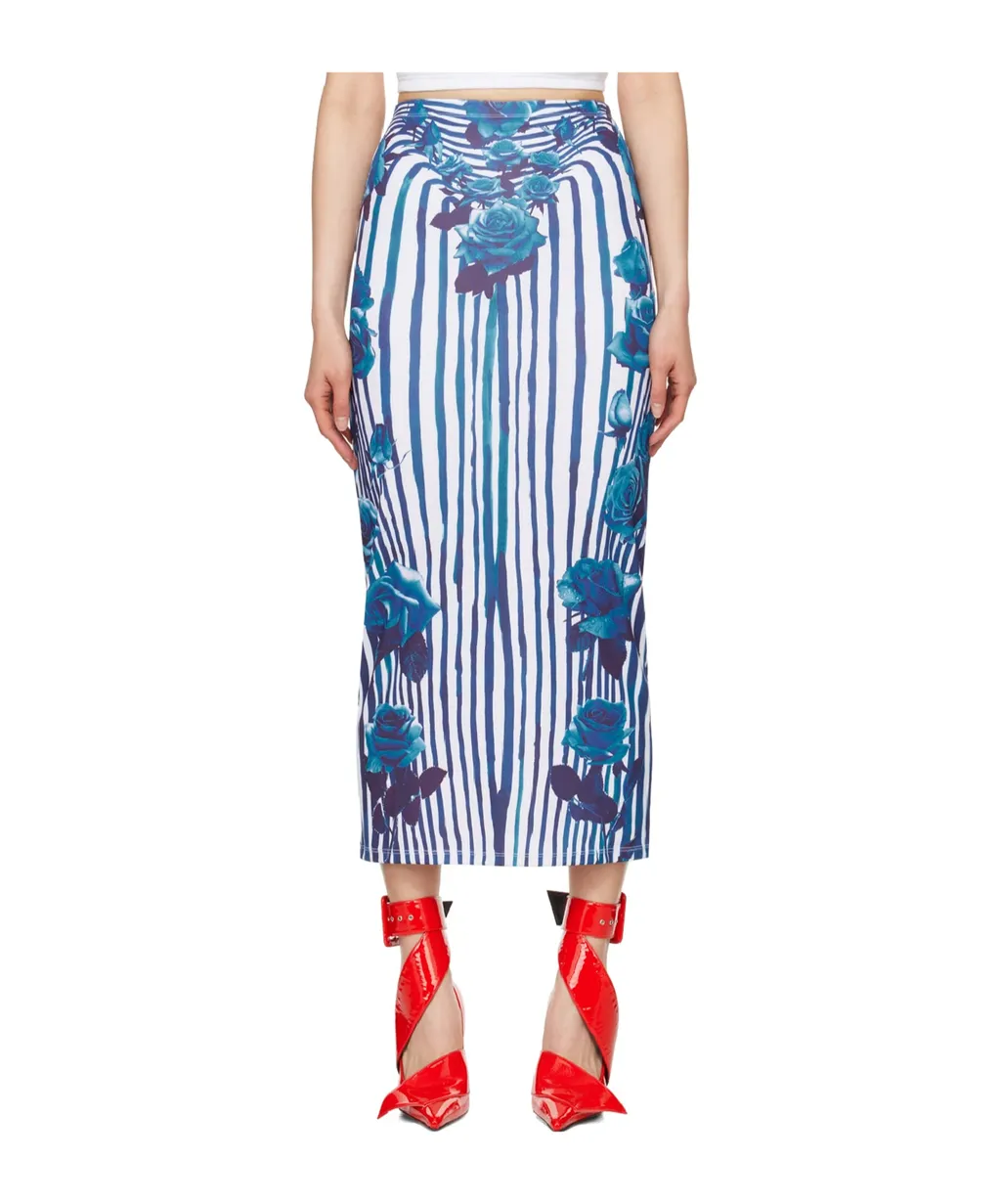 Graphic Print Skirt