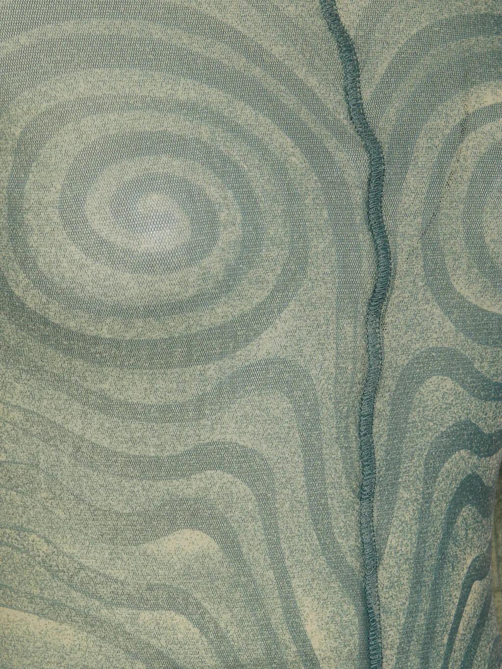 Spiral-Print Maxi Dress