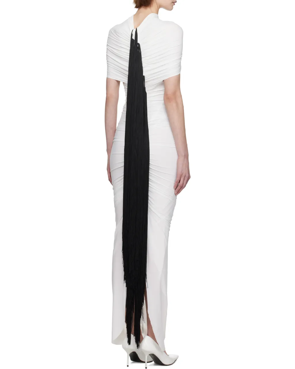 Jersey Double-Layer Maxi Dress