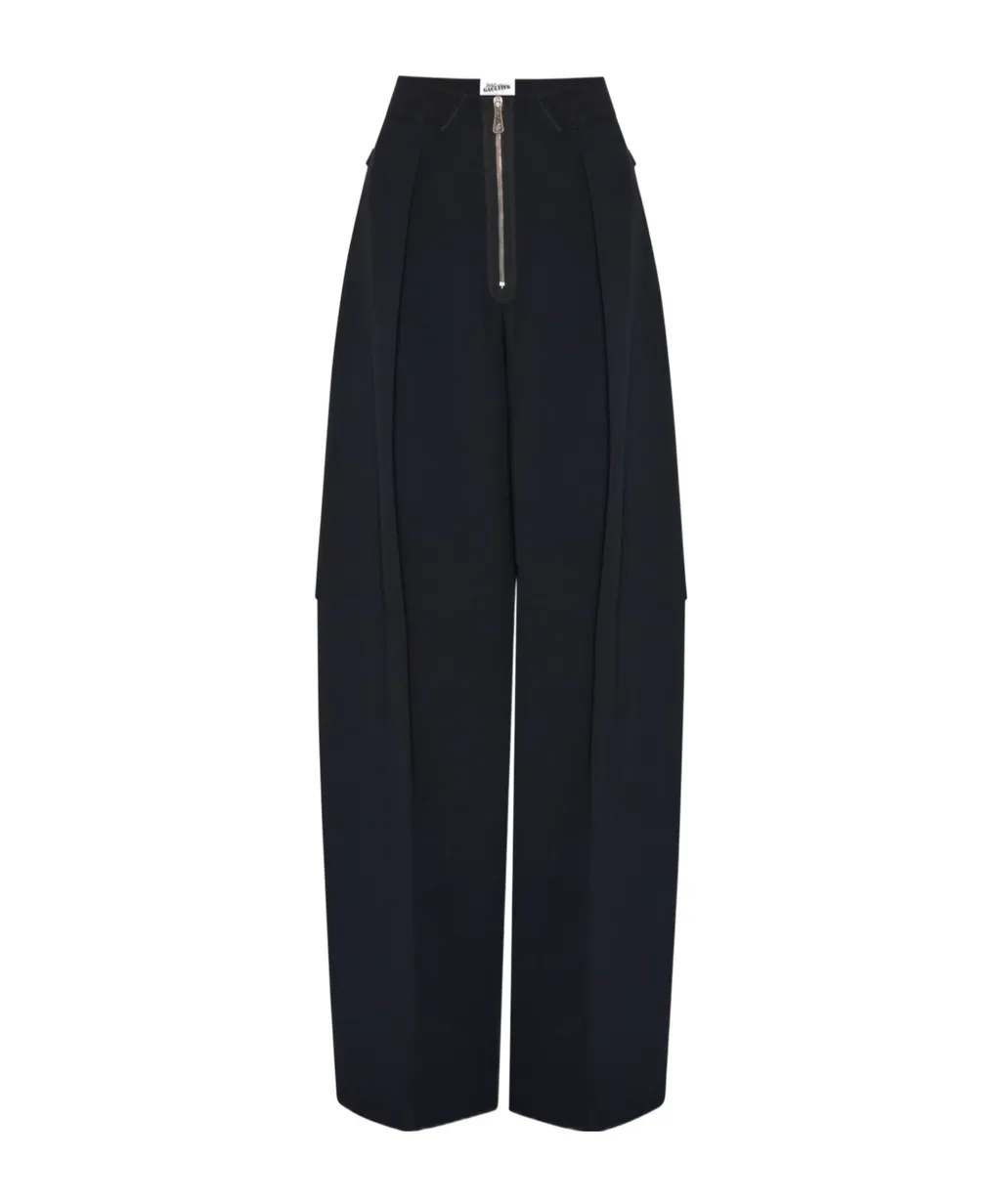 Bonded Crepe Trousers