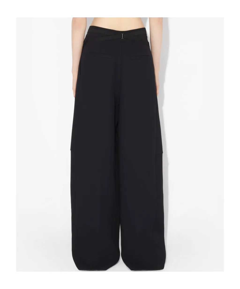 Bonded Crepe Trousers