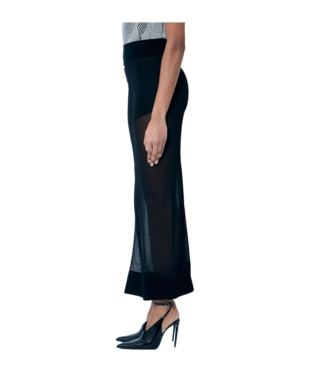 The Logo Knitted Skirt