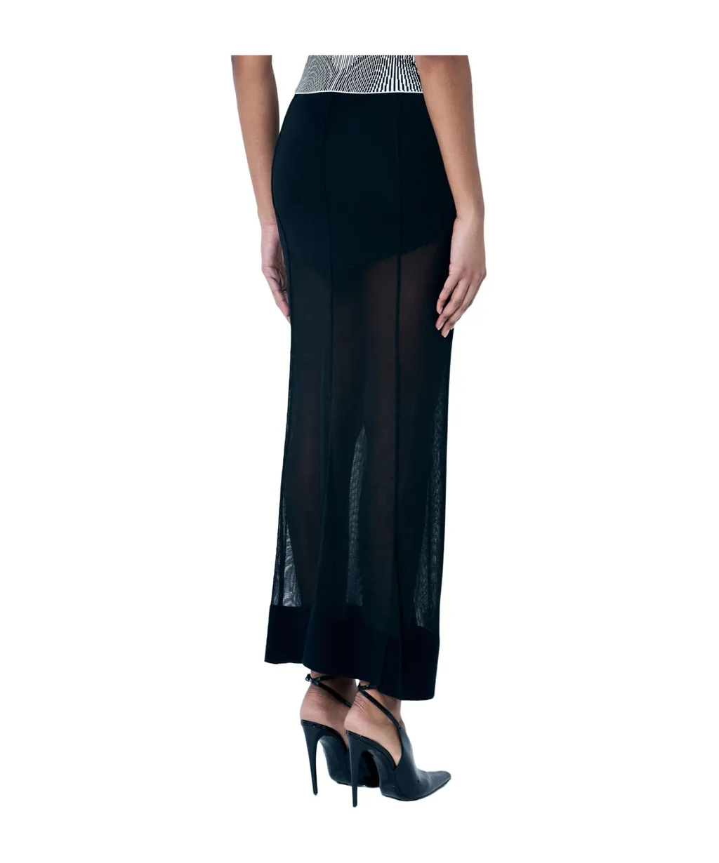 The Logo Knitted Skirt