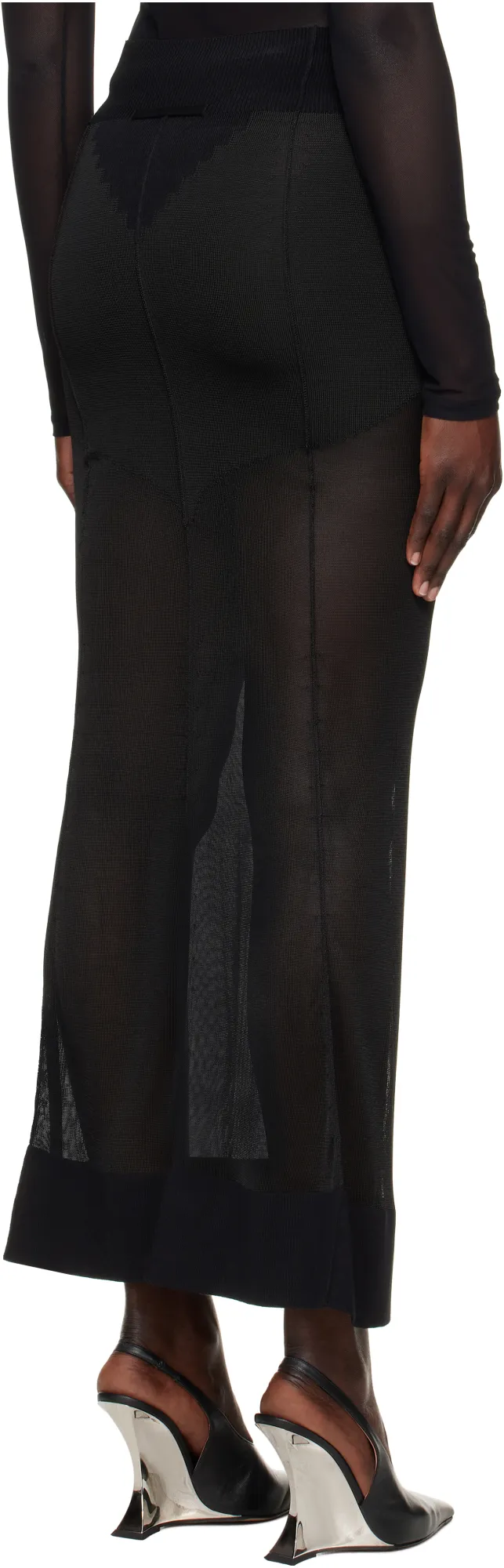 The Logo Knitted Skirt