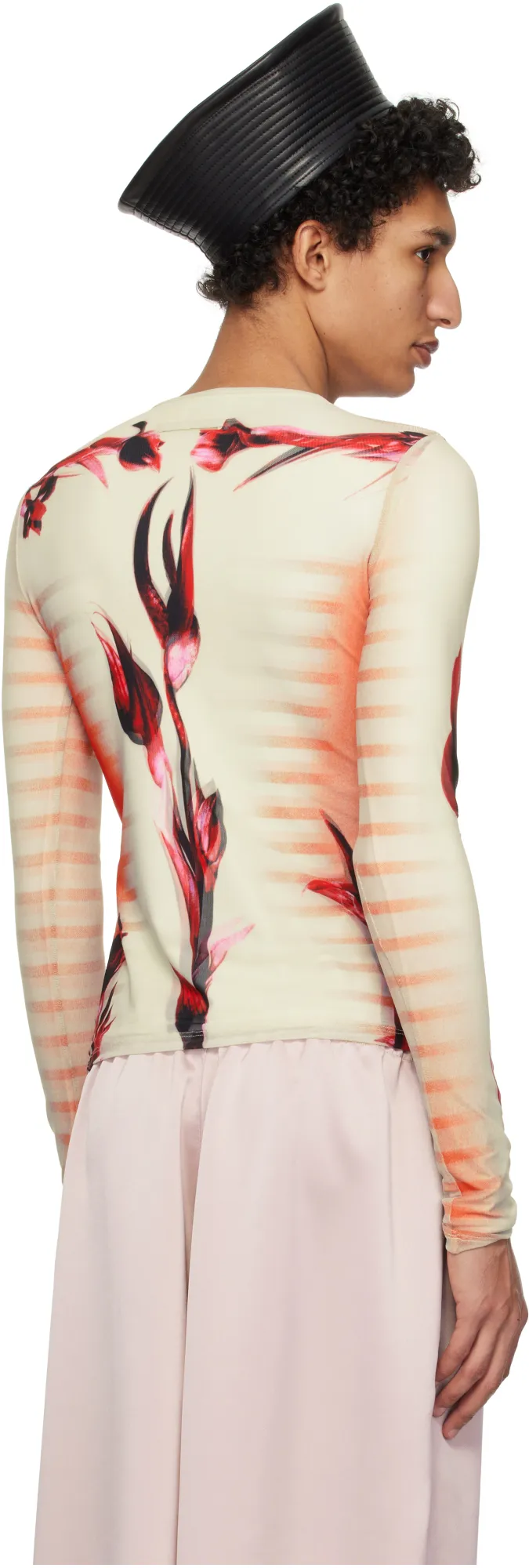 Double-Layered Printed Top