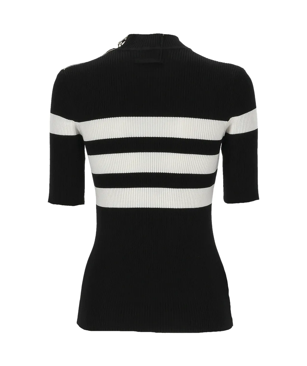 Striped Knitted T-Shirt