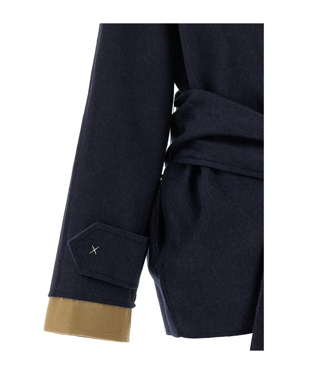 Belted Robe-Style Coat
