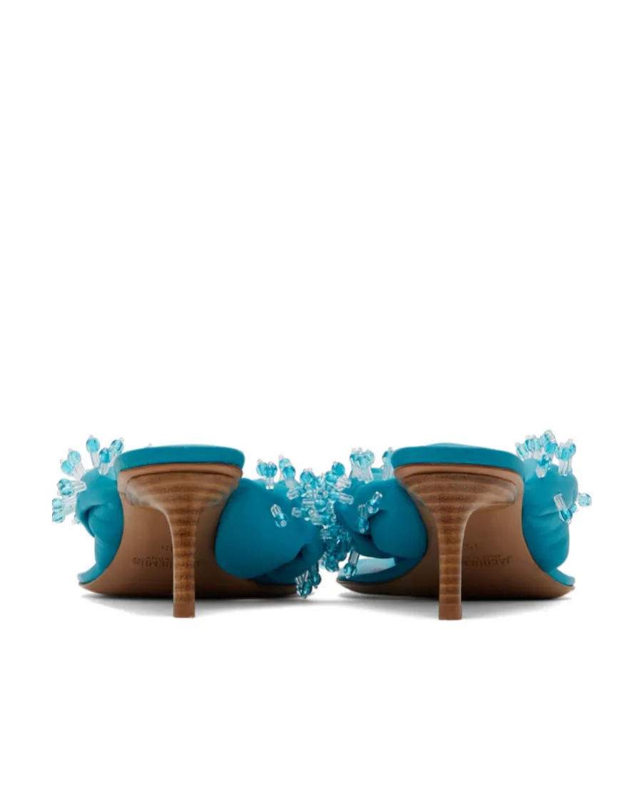 Bead-Embellished 70Mm Heeled Sandals