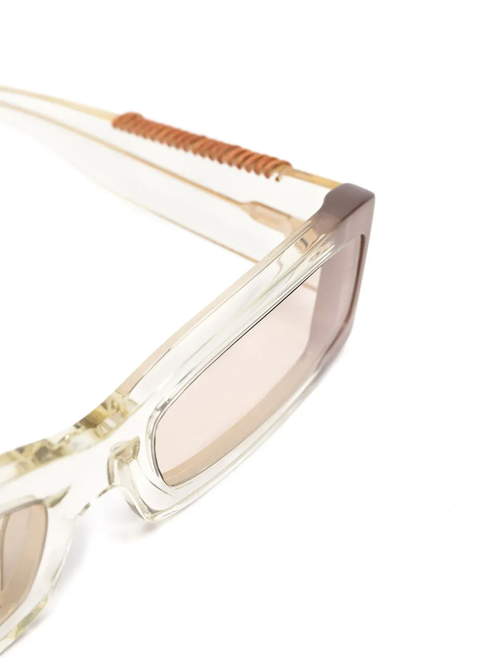 Rectangular Wire Detail Sunglasses
