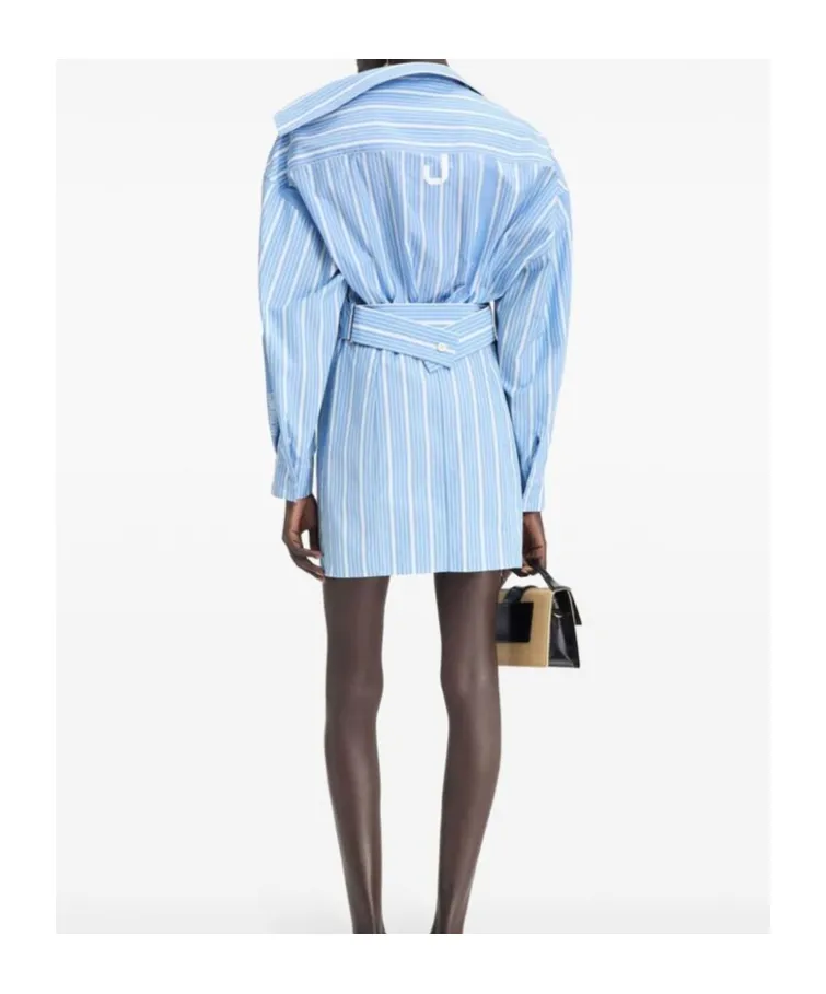 La Mini Robe Chemise Asymmetric Shirt Dress