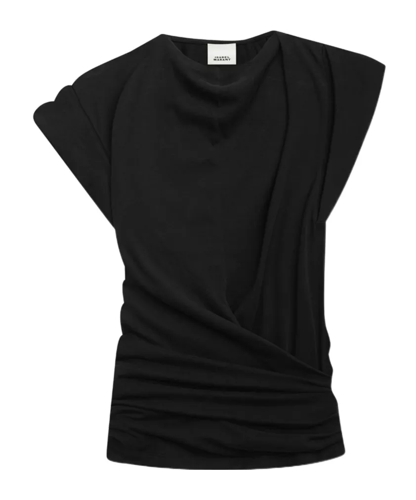 Maisan Cap-Sleeved Top