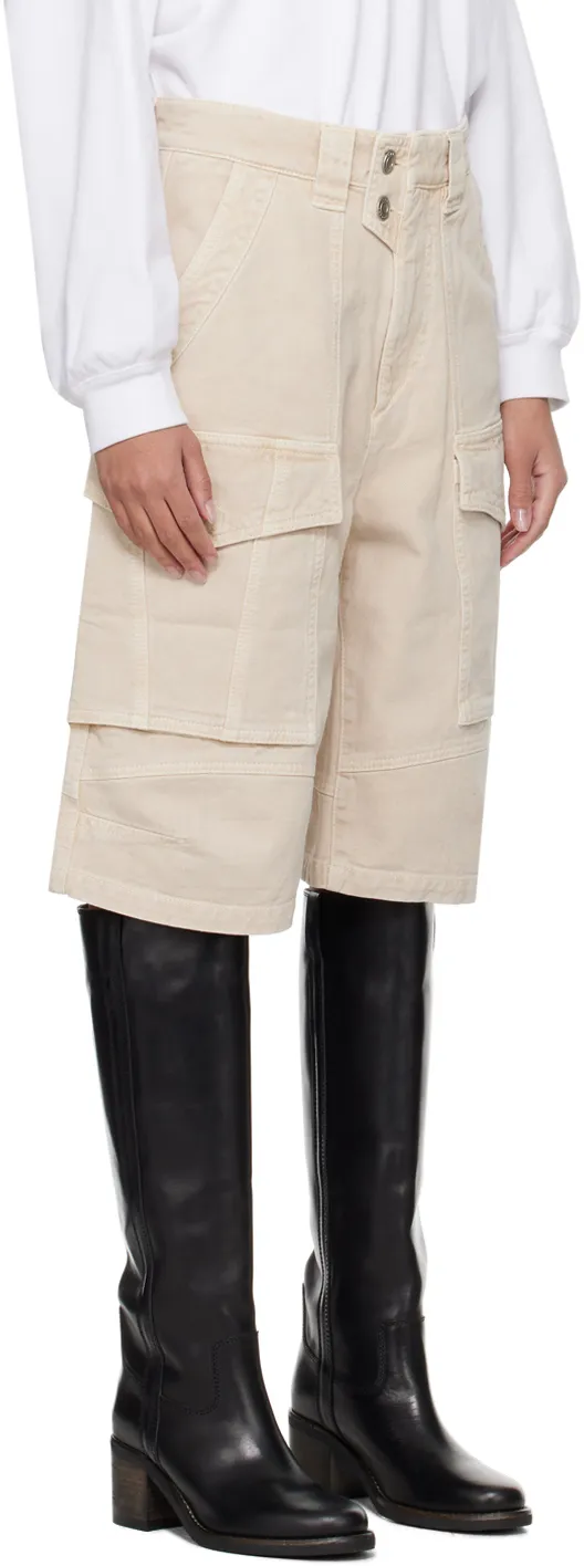 High-Rise Cargo Shorts