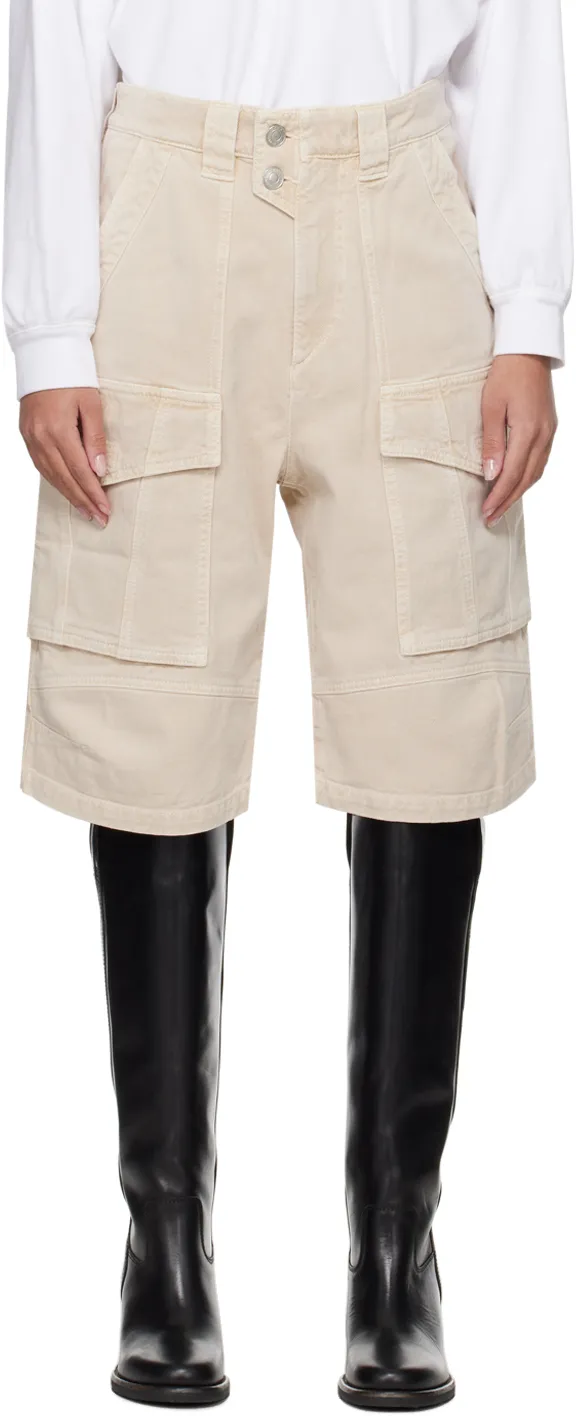 High-Rise Cargo Shorts