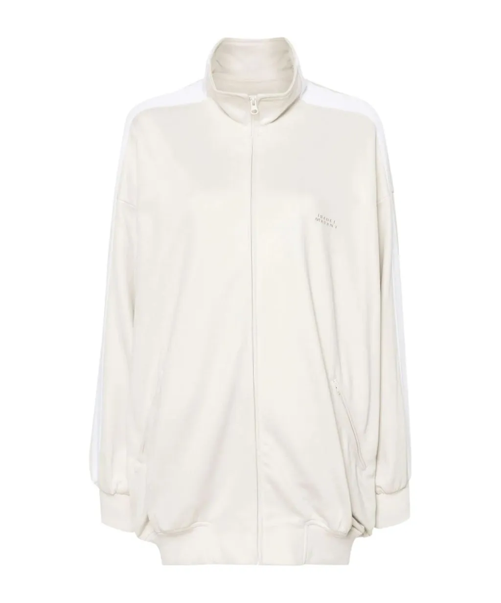 Rejane Jersey Zipped Oversized Jacket