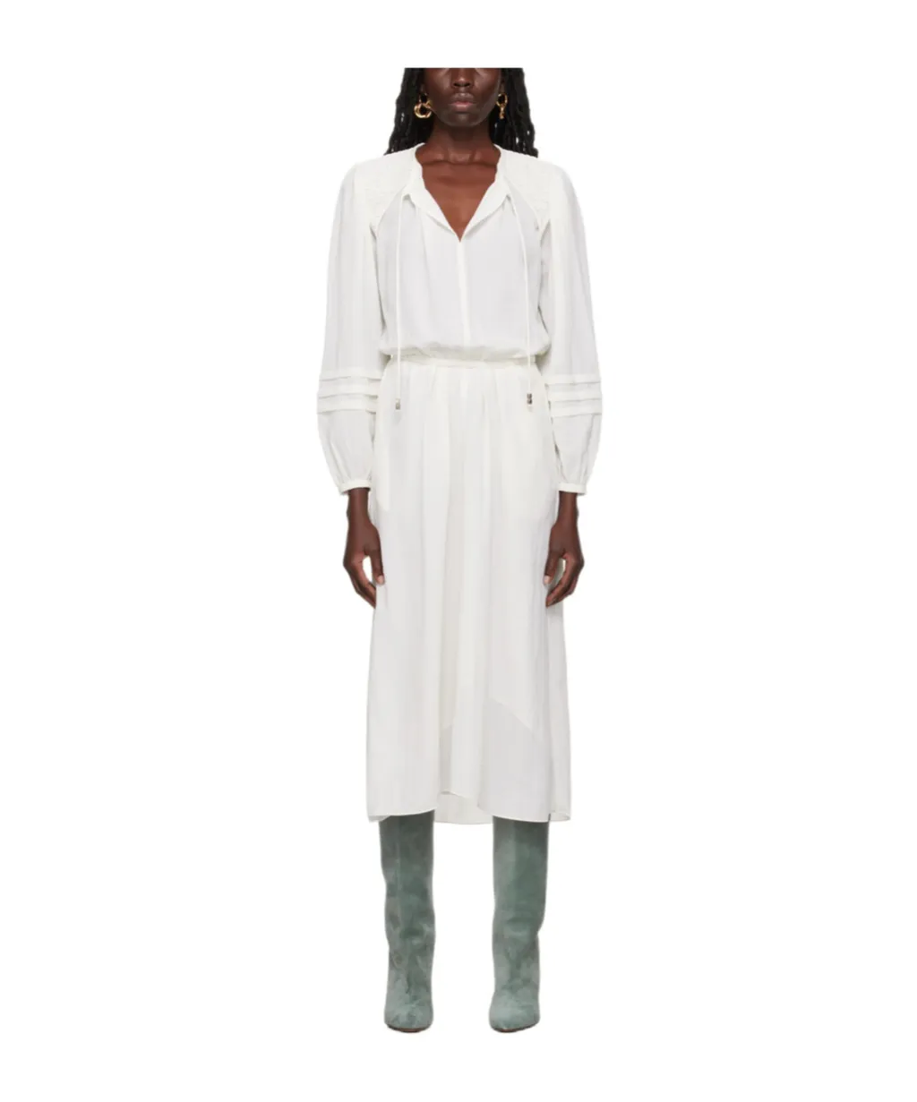 Lydie Georgette-Crepe Maxi Dress