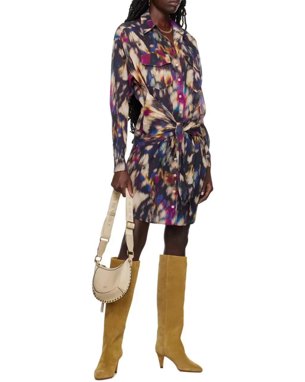 Nueva Organic-Cotton Shirt Dress