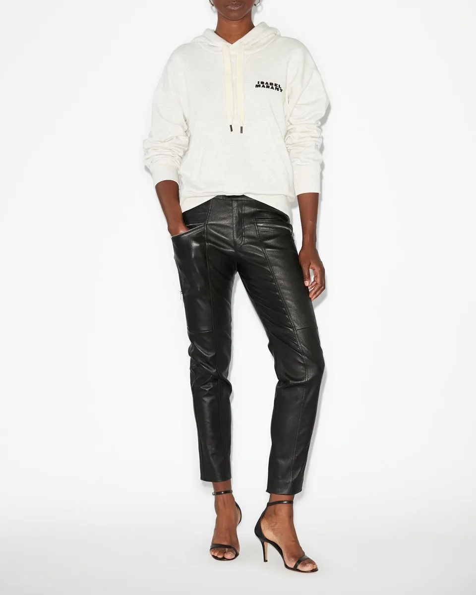 Sylla Logo Embroidered Drawstring Hoodie