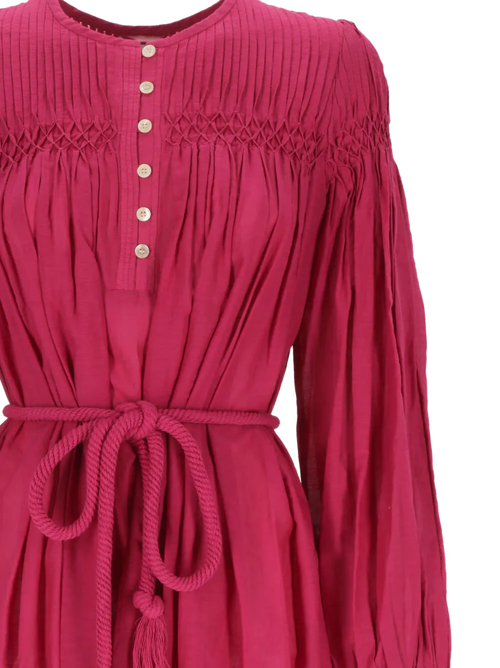 Adeliani Pintuck-Detail Dress