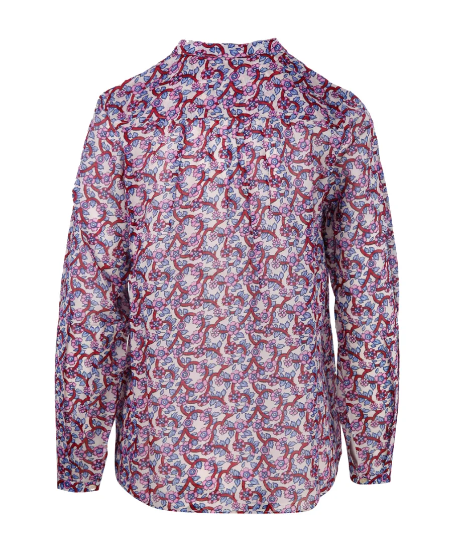 Maria Floral Printed Cotton Top